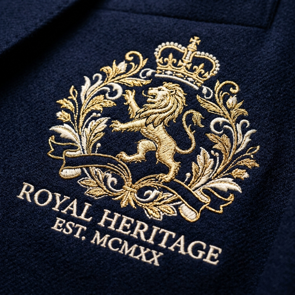 Premium custom embroidery work by INK & THREAD CO.